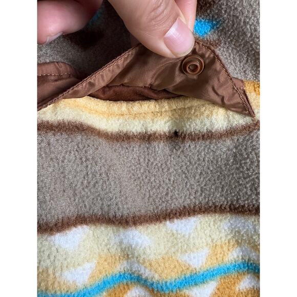 Cabin Fever Ramatex Southwestern Aztec Snap Pullover Fleece Sweater VTG Medium‎ - Picture 3 of 10